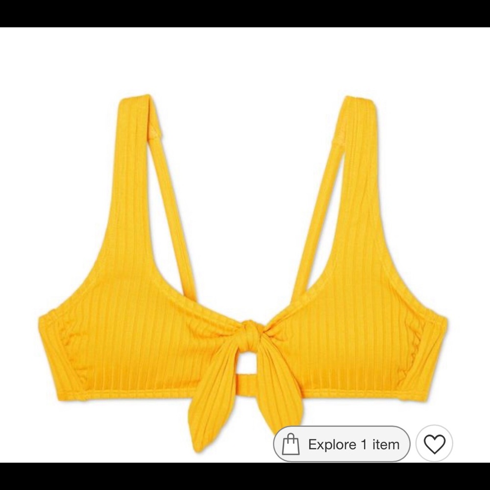 Yellow bikini
